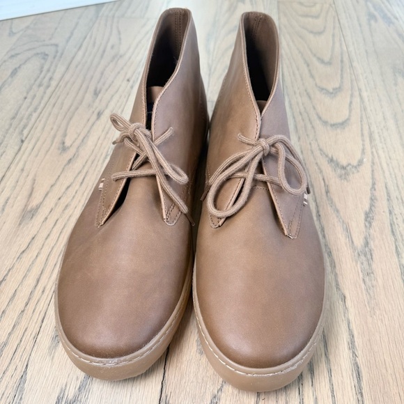 NWT Ben Sherman Men’s Ashford High-Top Sneaker Brown Leather Shoes Size 13 - Picture 8 of 14